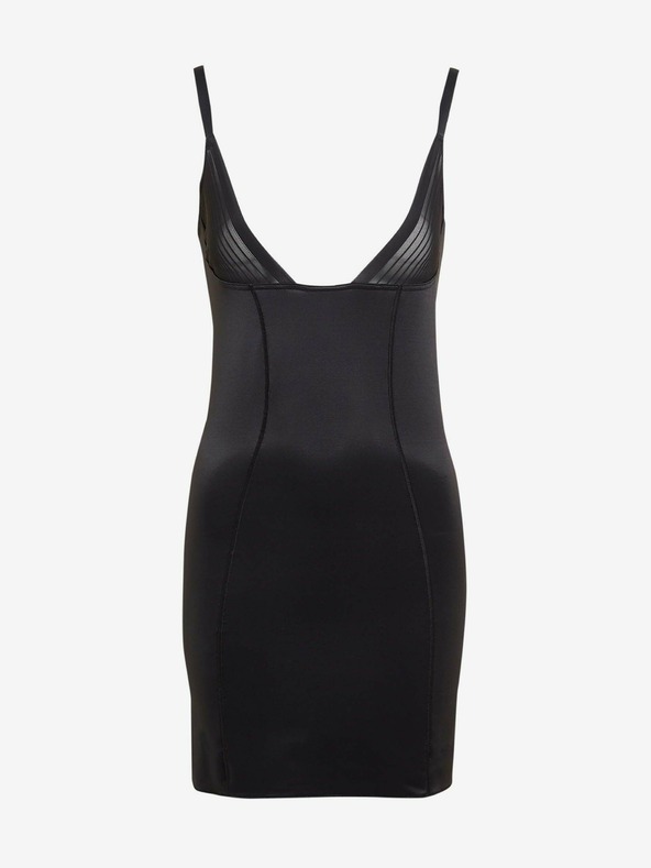 Marks & Spencer Zpevňující a tvarující průsvitné kombiné bez všité podprsenky Marks & Spencer černá