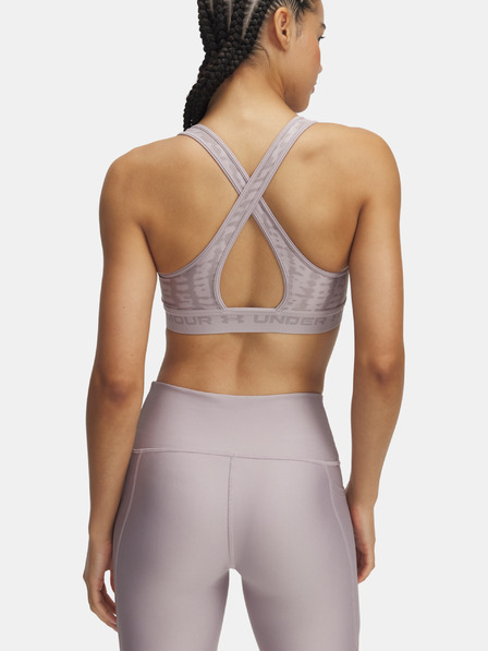 Under Armour Dámská podprsenka Under Armour Crossback Mid Print