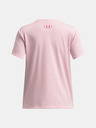 Under Armour Dívčí tričko Under Armour UA Bubble Wordmark SS