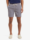 Scotch & Soda Modro-béžové pánské vzorované plavky Scotch & Soda