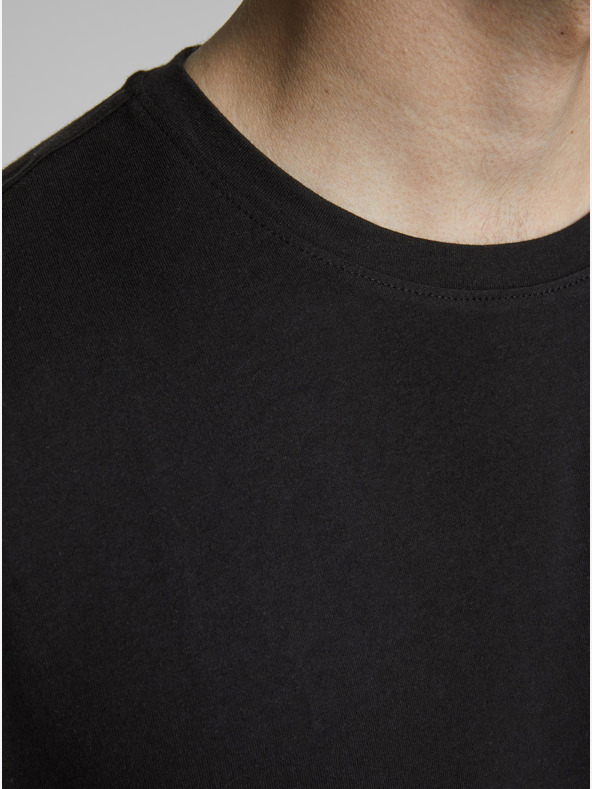 Jack & Jones Černé pánské basic tričko Jack & Jones