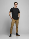 Jack & Jones Černé pánské basic tričko Jack & Jones