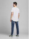 Jack & Jones Bílé pánské basic tričko Jack & Jones