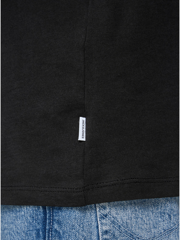 Jack & Jones Černé basic tričko Jack & Jones