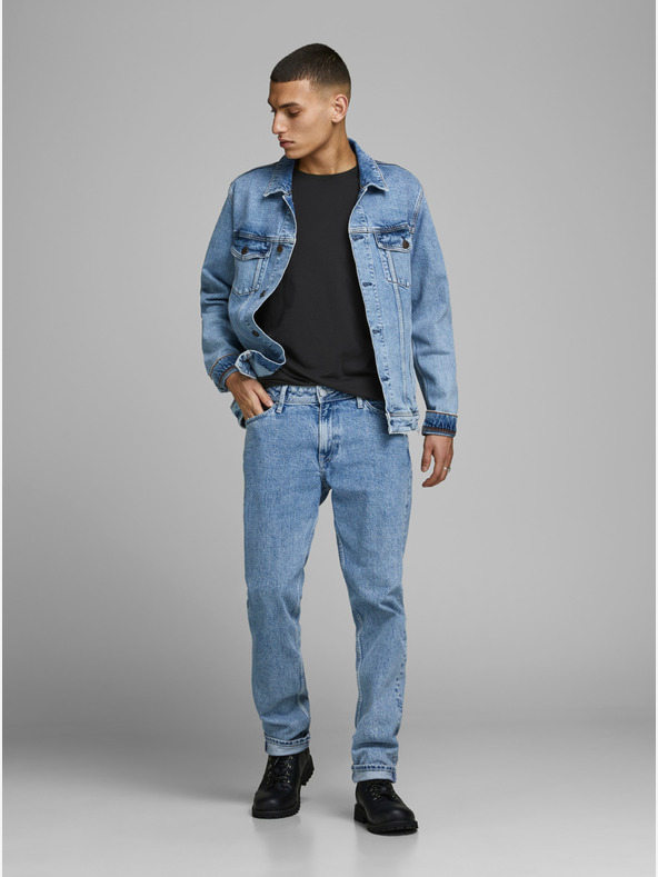 Jack & Jones Černé basic tričko Jack & Jones