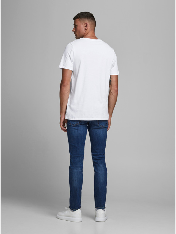 Jack & Jones Bílé basic tričko Jack & Jones