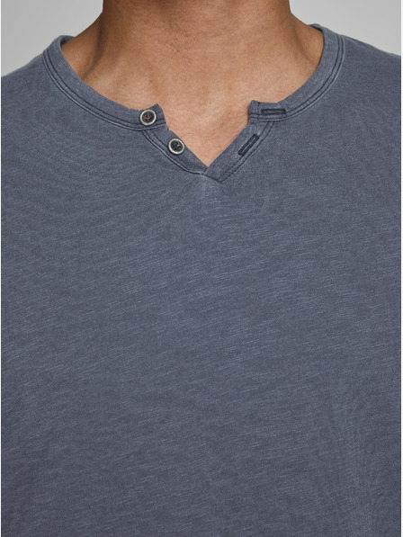 Jack & Jones Modré pánské tričko Jack & Jones