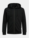 Jack & Jones Černá basic mikina s kapucí Jack & Jones