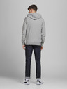 Jack & Jones Světle šedá basic mikina s kapucí Jack & Jones