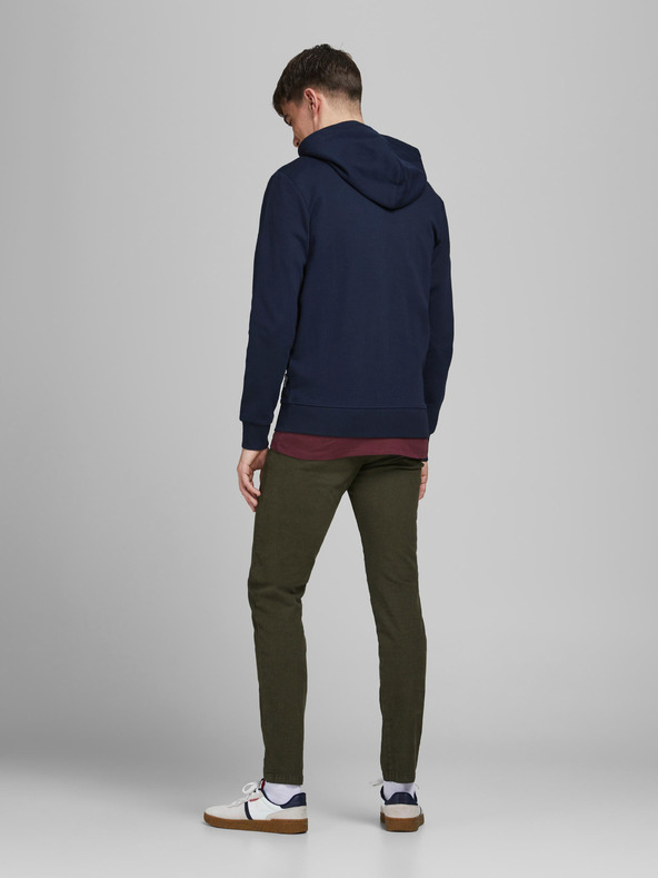 Jack & Jones Tmavě modrá basic mikina s kapucí Jack & Jones