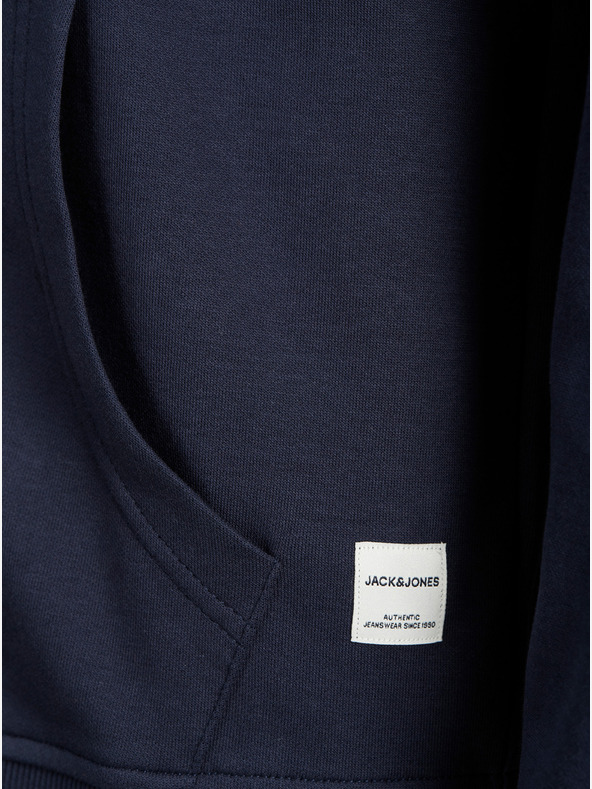 Jack & Jones Tmavě modrá basic mikina s kapucí Jack & Jones