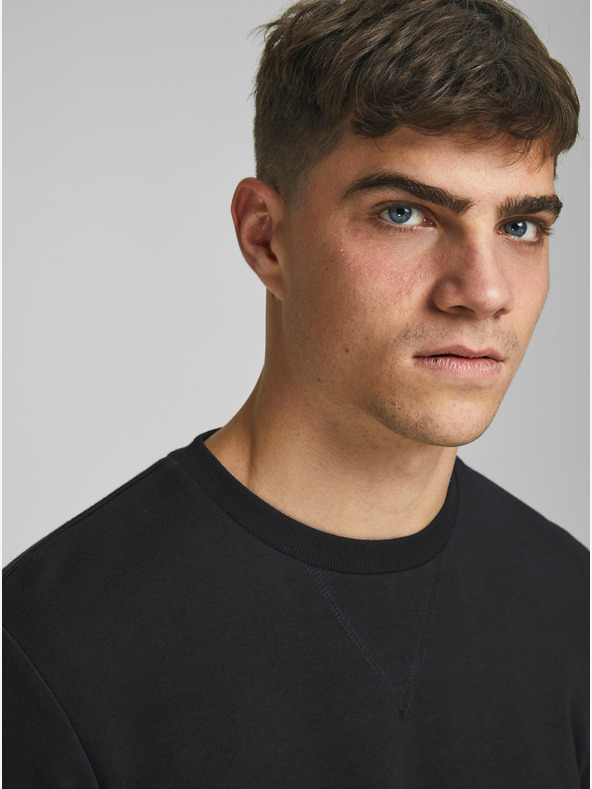 Jack & Jones Černá basic mikina Jack & Jones