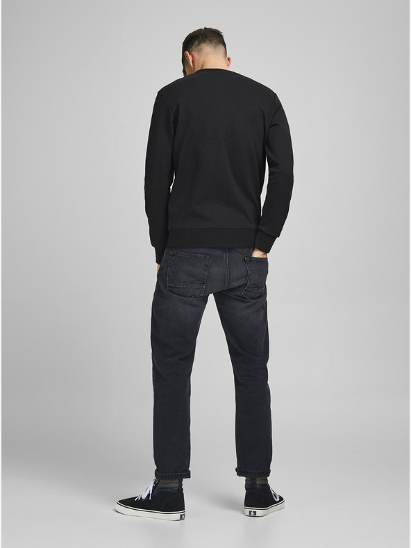 Jack & Jones Černá basic mikina Jack & Jones