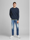 Jack & Jones Tmavě modrá basic mikina Jack & Jones