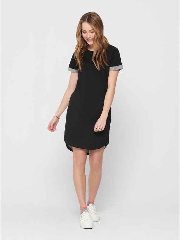 Jacqueline de Yong Černé basic šaty JDY Ivy