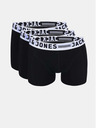 Jack & Jones Sada tří pánských boxerek v černé barvě Jack & Jones Sense