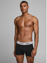 Jack & Jones Sada tří pánských boxerek v černé barvě Jack & Jones Sense
