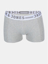 Jack & Jones Sada tří pánských boxerek v bílé, černé a šedé barvě Jack & Jones Sense