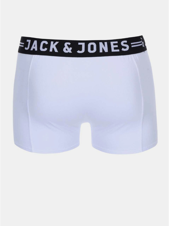 Jack & Jones Sada tří pánských boxerek v bílé, černé a šedé barvě Jack & Jones Sense
