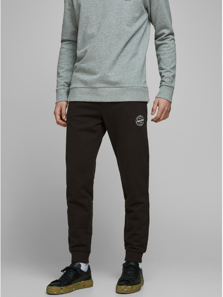 Jack & Jones Černé tepláky Jack & Jones Gordon
