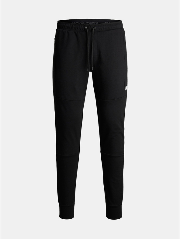 Jack & Jones Černé tepláky Jack & Jones Will
