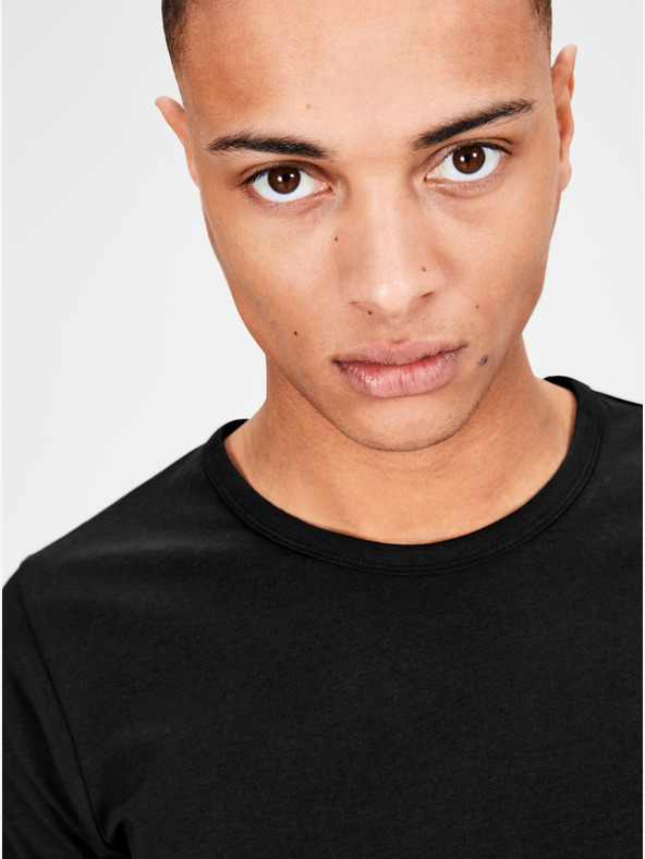 Jack & Jones Černé basic tričko Jack & Jones Basic