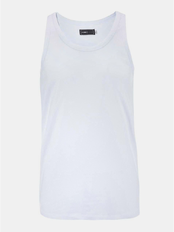 Jack & Jones Bílé pánské basic tílko Jack & Jones