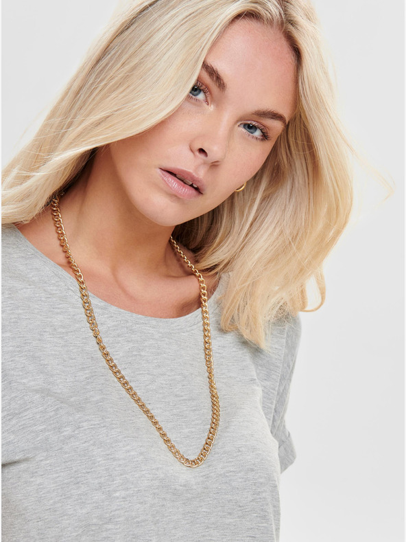 ONLY Světle šedé oversized tričko ONLY Moster