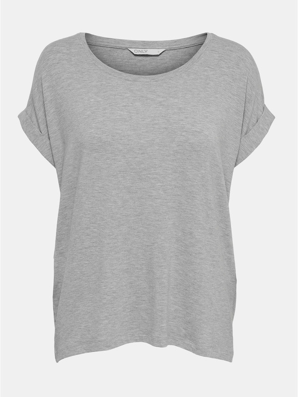 ONLY Světle šedé oversized tričko ONLY Moster