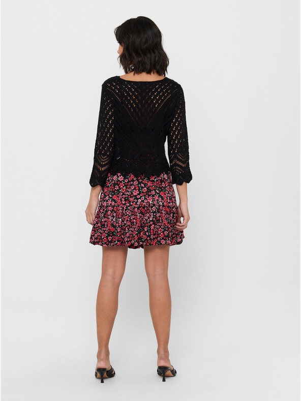 Jacqueline de Yong Černý krátký svetr JDY-New Sun