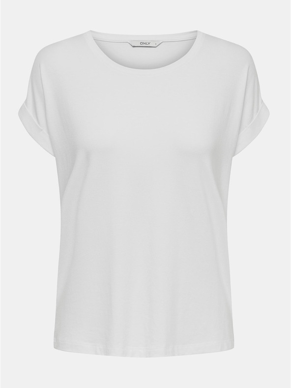 ONLY Bílé basic tričko ONLY Moster