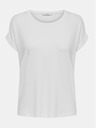 ONLY Bílé basic tričko ONLY Moster