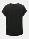 ONLY Černé volné basic tričko ONLY Moster