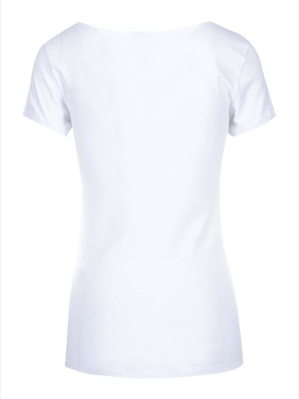 Vero Moda Bílé basic tričko s kulatým výstřihem VERO MODA Maxi My