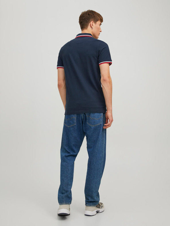 Jack & Jones Tmavě modré polo tričko Jack & Jones Paulos