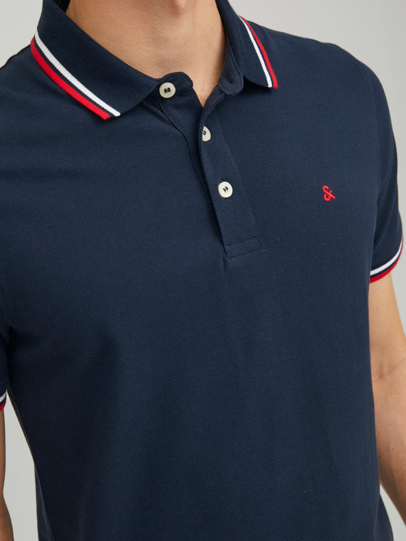 Jack & Jones Tmavě modré polo tričko Jack & Jones Paulos