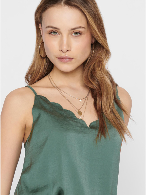 ONLY Zelené tílko ONLY Debbie