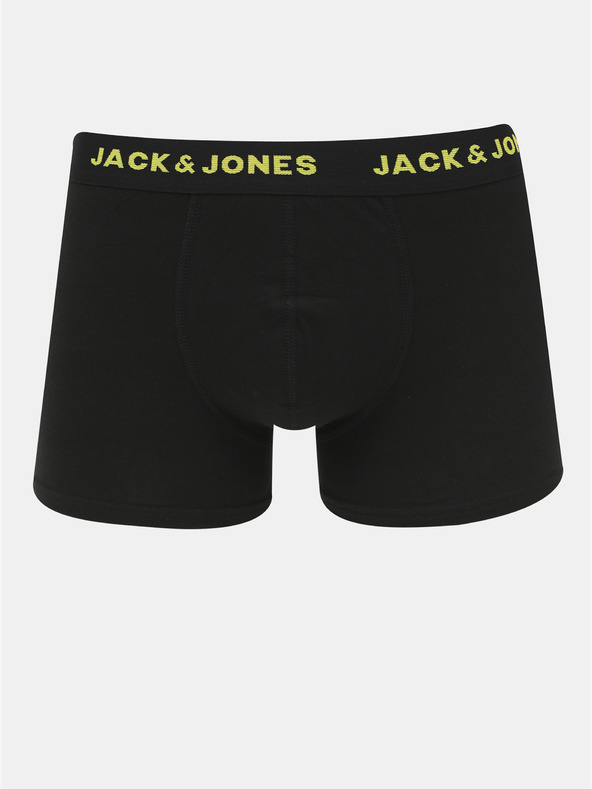 Jack & Jones Sada sedmi černých boxerek Jack & Jones Basic