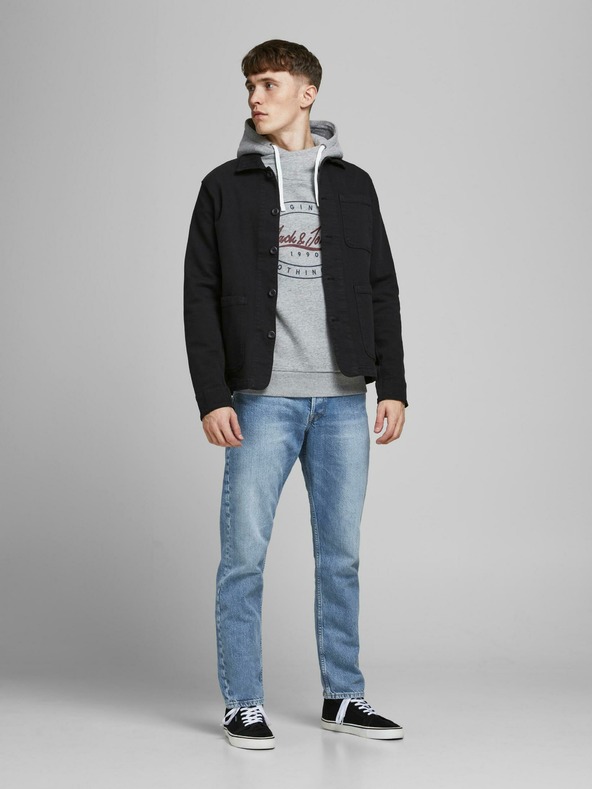 Jack & Jones Světle modré straight fit džíny Jack & Jones Chris