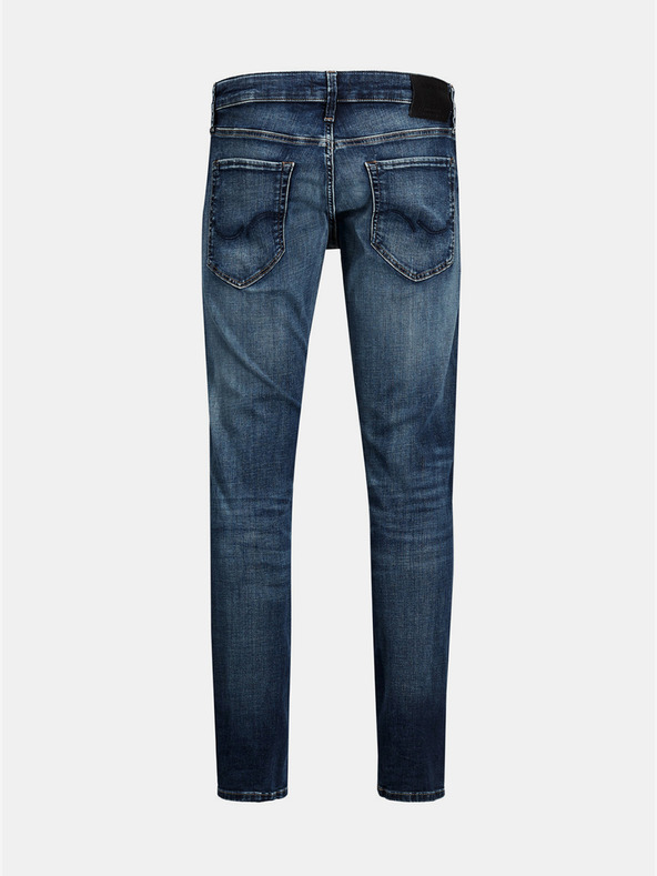 Jack & Jones Modré pánské skinny fit džíny Jack & Jones Glenn
