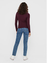 ONLY Vínové basic tričko ONLY Emma