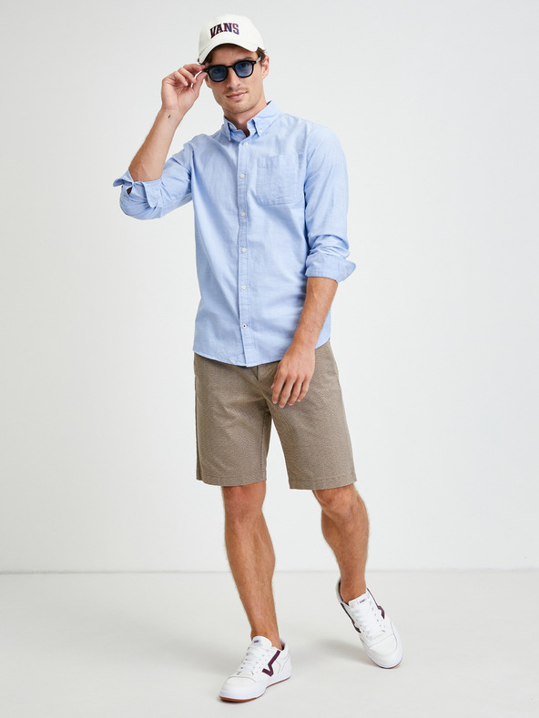 Jack & Jones Modrá košile Jack & Jones Oxford