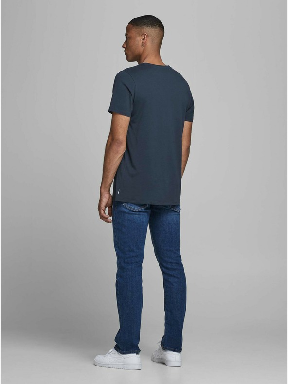Jack & Jones Tmavě modré basic tričko Jack & Jones Organic