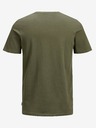 Jack & Jones Khaki basic tričko Jack & Jones Organic