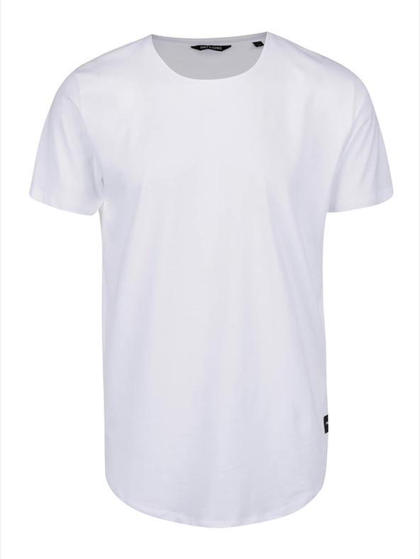 ONLY & SONS Bílé basic tričko  ONLY & SONS Matt