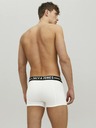 Jack & Jones Sada tří pánských bílých boxerek Jack & Jones Sense