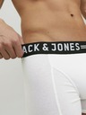 Jack & Jones Sada tří pánských bílých boxerek Jack & Jones Sense