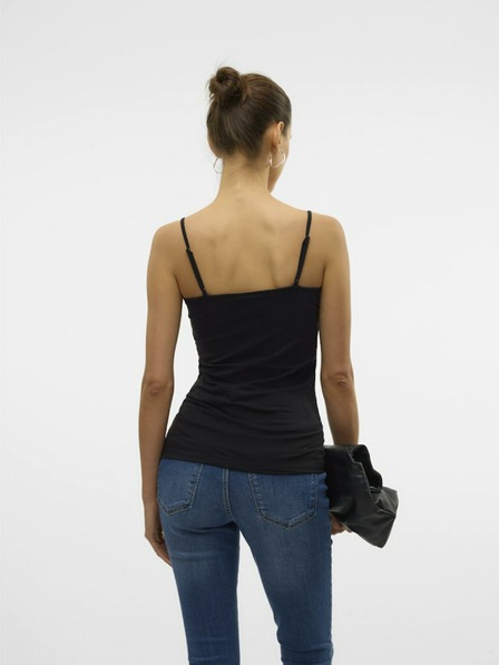 Vero Moda Černé dámské basic tílko VERO MODA Maxi My