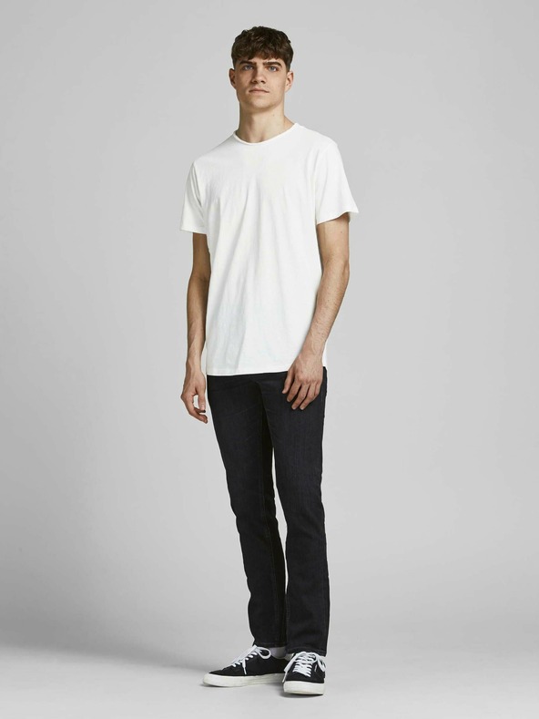 Jack & Jones Krémové basic tričko Jack & Jones Basher