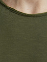 Jack & Jones Khaki basic tričko Jack & Jones Basher